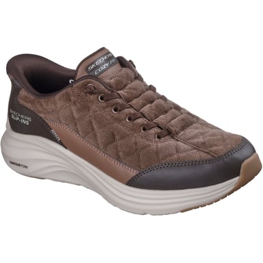 Skechers Contour Foam Cordelux Textile Men's Brown Cozycord/Pu Trainers