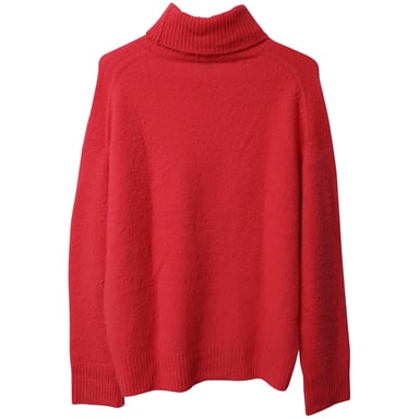 Acne Studios Rollkragenpullover aus rosa Wolle