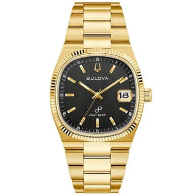 Bulova Super Seville Gold Herren Armbanduhr 97B246