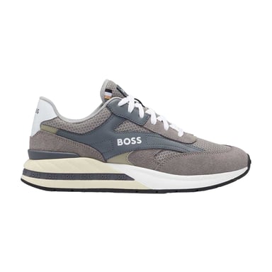 Boss - "Kurt" Sneaker für Herren, Leder (Grau)