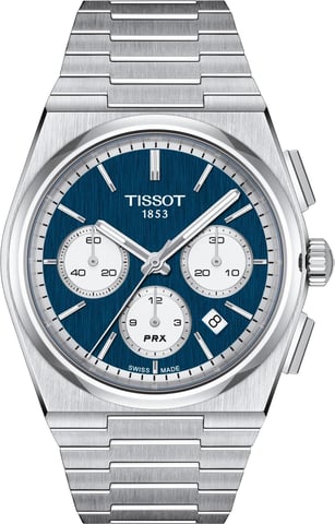 Tissot Prx Silber Herren Armbanduhr T1374271104100