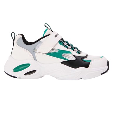 Skechers - "Stamina Airy" Sneaker für Kinder (Weiß/Grün)