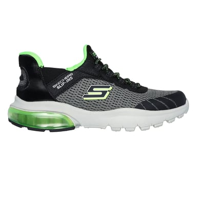 Skechers - "Razor Air - Hyper-Brisk" Sneaker für Kinder, Zum Reinschlüpfen (Holzkohle/Schwarz)