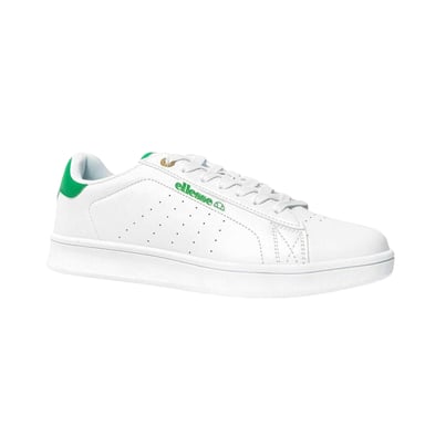 Ellesse - Logo Sneaker für Herren, Cupsohle (Weiß/Grün)