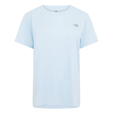 New Balance - Oberteil für Damen, Rundhalsausschnitt, Athletisch, Regulär (Blau)