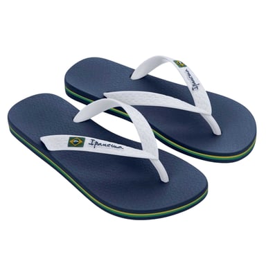 Ipanema - Brasilianische Flagge Flipflops für Damen, Flach (Blau/Weiß)
