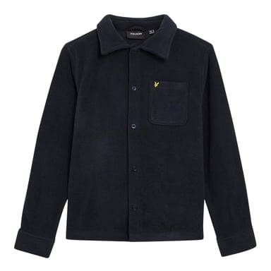 Lyle & Scott - Hemdjacke für Kinder, Tasche, Dickes Fleece (Dunkel-Marineblau)