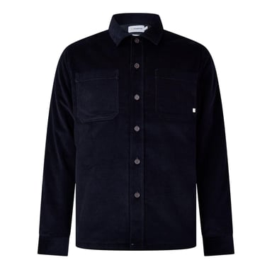 Farah - Hemdjacke für Herren, Kord (Marine)