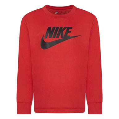 Nike - "Futura" T-Shirt für Kinder, Langärmlig (Universitäts-Rot)