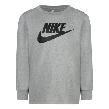 Nike - "Futura" T-Shirt für Kinder, Langärmlig (Dunkelgrau)