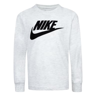 Nike - "Futura" T-Shirt für Kinder, Langärmlig (Weiß)