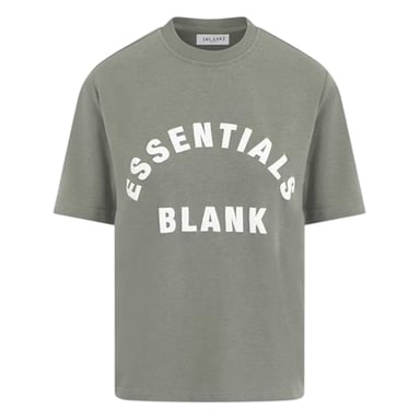 Blank Essentials - T-Shirt für Damen, Übergroßer Boyfriend (Salbei)