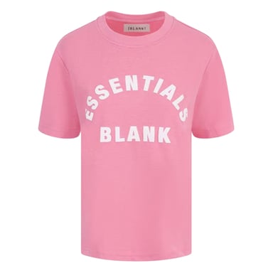 Blank Essentials - T-Shirt für Damen, Übergroßer Boyfriend (Pop Rosa)