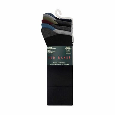 Ted Baker - Socken für Herren (6er-Pack) (Schwarz)