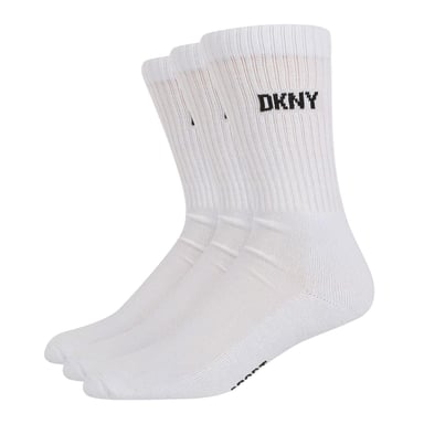 DKNY - Socken für Herren, gerippt (Weiß)