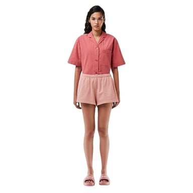 Lacoste - Sweat-Shorts für Damen (Pink)