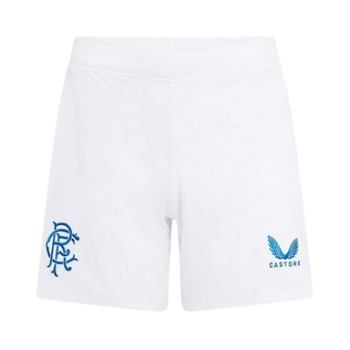 Castore - "2024 2025" Fußballshorts für Damen (Weiß/Blau)