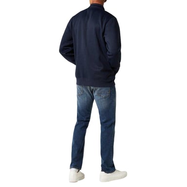 Slazenger - Jacke für Herren, Durchgehender Reißverschluss, Polyester-Baumwollmischgewebe (Marine)
