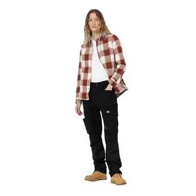 Dickies - Hemdjacke für Damen (Gebrannter Ziegelstein)