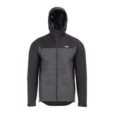 dhb - Radfahrjacke für Herren, Wasserfest (Schwarz)