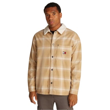 Tommy Jeans - Hemdjacke für Herren (Hellbraun)