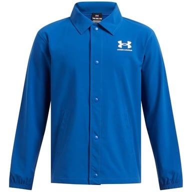 Under Armour - Trainerjacke für Jungen, Front Knopfleiste, gewebter Stoff (Blau)