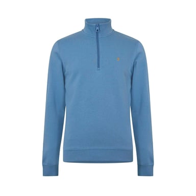Farah - "Wilsdon" Sweatshirt für Herren, mit kurzem Reißverschluss, Fleece (Blau)