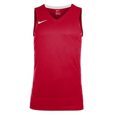 Nike - Basketball-Trikot für Kinder, V-Ausschnitt, Ärmellos (Universitäts-Rot/Weiß)