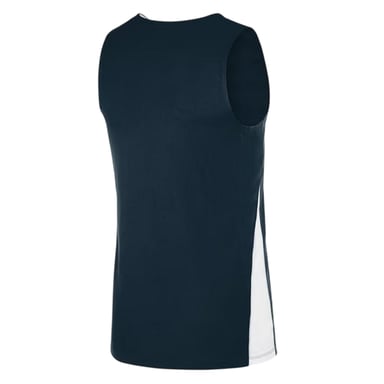 Nike - Basketball-Trikot für Kinder, V-Ausschnitt, Ärmellos (Schwarz/Weiß)