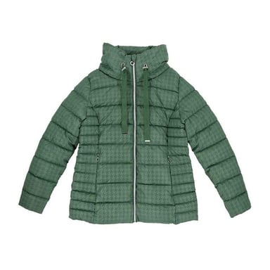 Firetrap - Steppjacke für Damen, Hahnentritt (Grün)