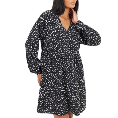 Brave Soul - Minikleid für Damen, Regulär (Schwarz/Weiß)