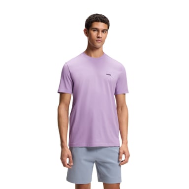 Boss - "Tchup" T-Shirt für Herren, Übergroß (Violett)