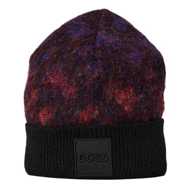 Boss - "Miracolo" Mütze für Herren/Damen Unisex, gerippt (Schwarz)