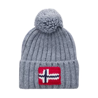 Napapijri - Mütze für Herren/Damen Unisex (Mittelgrau)
