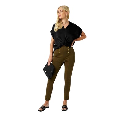 Biba - "Ponte" Leggings für Damen (Khakigrün)