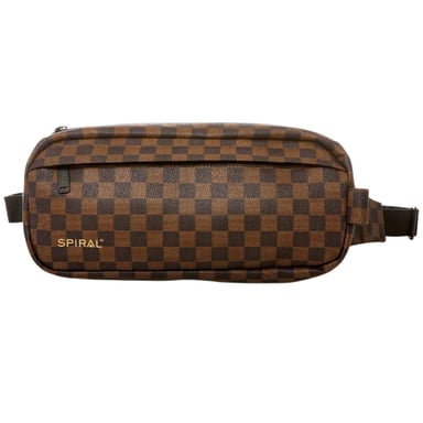 Spiral - Bauchtasche, Schachbrett (Golden)