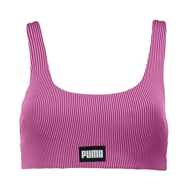 Puma - Bikini Oberteil für Damen, Runder Auschnitt (Pink)