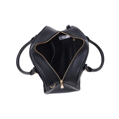 Biba - Bowlingtasche, Logo, Leder (Schwarz)