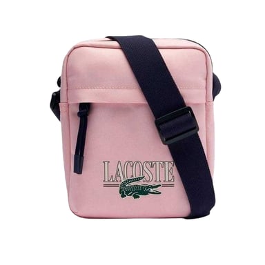 Lacoste - Umhängetasche, Logo (Pink bedruckt)