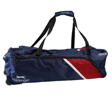 Slazenger - "V60" Reisetasche mit Rollen, Logo, Kricket (Marine/Rot)