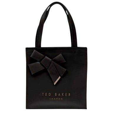 Ted Baker - Tragetasche, Schleife, Alltag (Schwarz bedruckt)