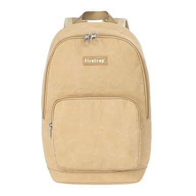 Firetrap - Rucksack, Logo, Kraftpapier (Beige)