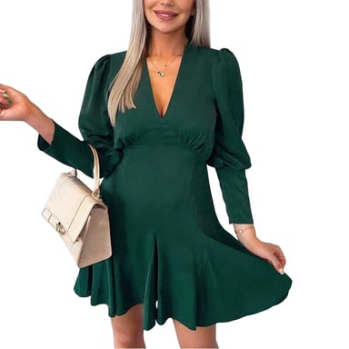 AX Paris - Kleid mit ausgestelltem Rock für Damen (Petrol)