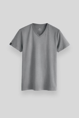 Herren V-Ausschnitt Kurzarm T-Shirt