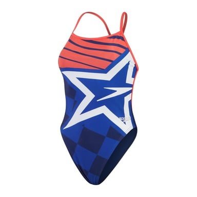 Speedo - "Placement" Badeanzug für Damen (Blau)