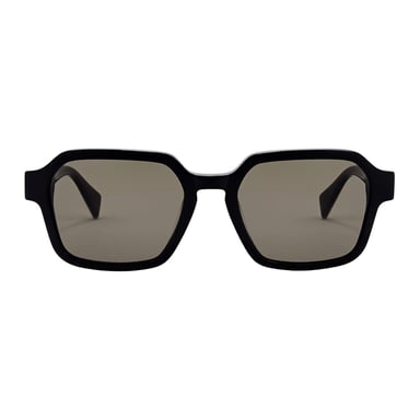 AllSaints - geometrisches Design-Sonnenbrille für Herren/Damen Unisex (Schwarz)