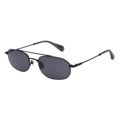 AllSaints - Rechteck-Sonnenbrille für Herren/Damen Unisex (Mattschwarz)