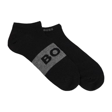 Boss - Knöchelsocken für Herren/Damen Unisex (2er-Pack) (Schwarz)