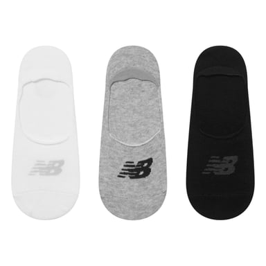 New Balance - No-Show-Socken für Herren/Damen Unisex (3er-Pack) (Weiß/Grün/Schwarz)