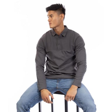 Peter Werth - "Chessum" Poloshirt für Herren (Holzkohle)